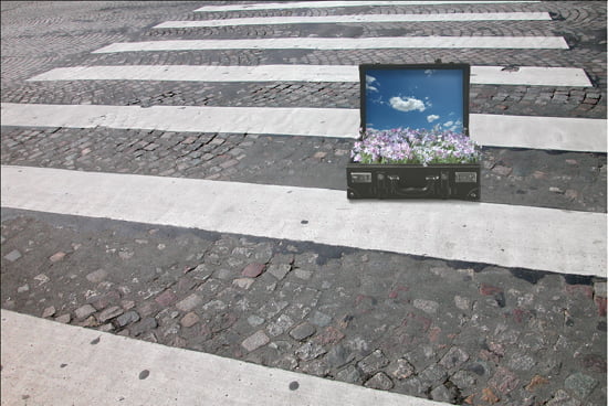 trottoir champs-elysee