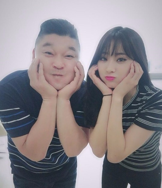 '아는형님' 경리, 강호동 셀카/사진출처=경리 인스타그램
