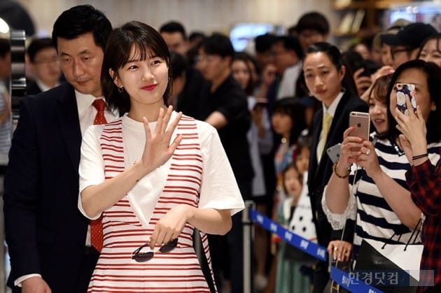 수지, '여신 등장에 자동으로 셔터 본능'