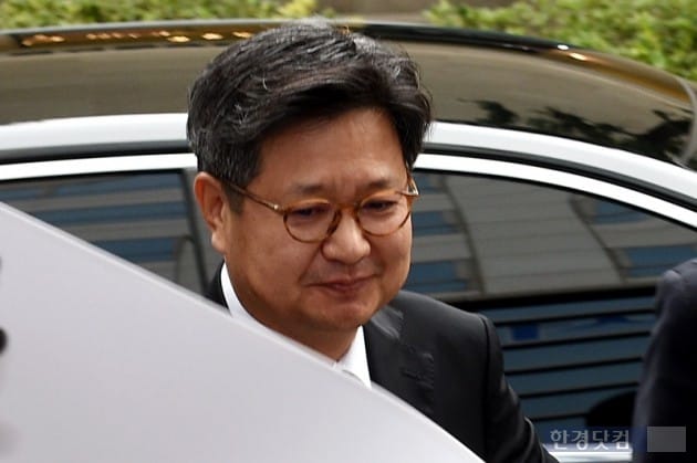김장겸 MBC 사장 고용노동부 출석 / 사진=최혁 기자