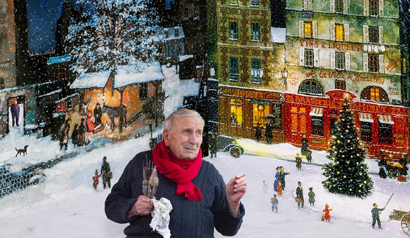90세 노장 미셸 들라크루아가 그리는 파리의 예술 지도