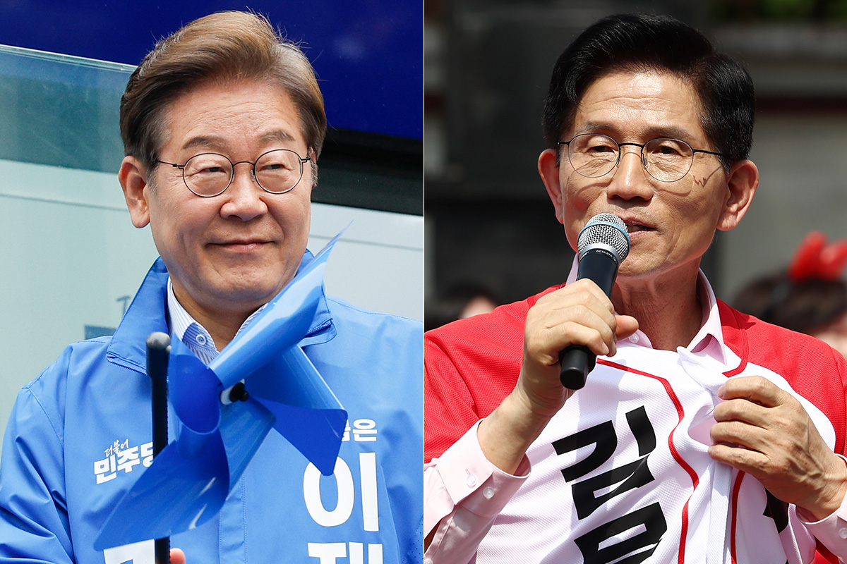 李는 중도보수 품고, 金은 반명연대 띄우고