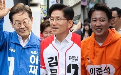 대선 후보 지지도…이재명 51%·김문수 32%·이준석 7%