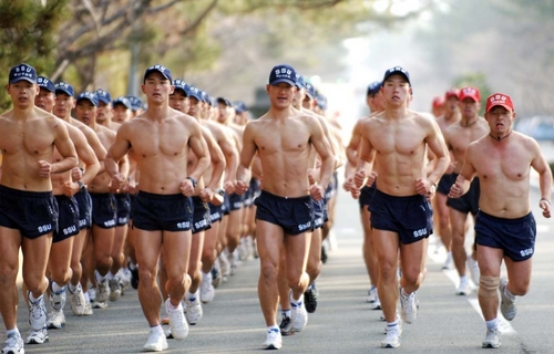 해난구조대 혹한기 훈련