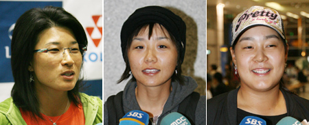 코리안 낭자들 "한국 선수 우승 기대하세요"