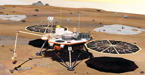  화성 탐사 로봇 피닉스호 안착…화성에 생명체 있었나