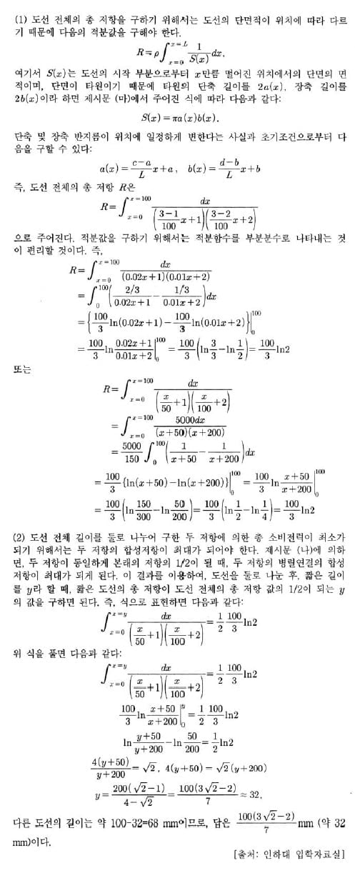 [논술 길잡이] 김희연의 자연계 논술 노트 <42>