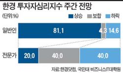 일반인 80% "오른다"…전문가는 20%만 낙관