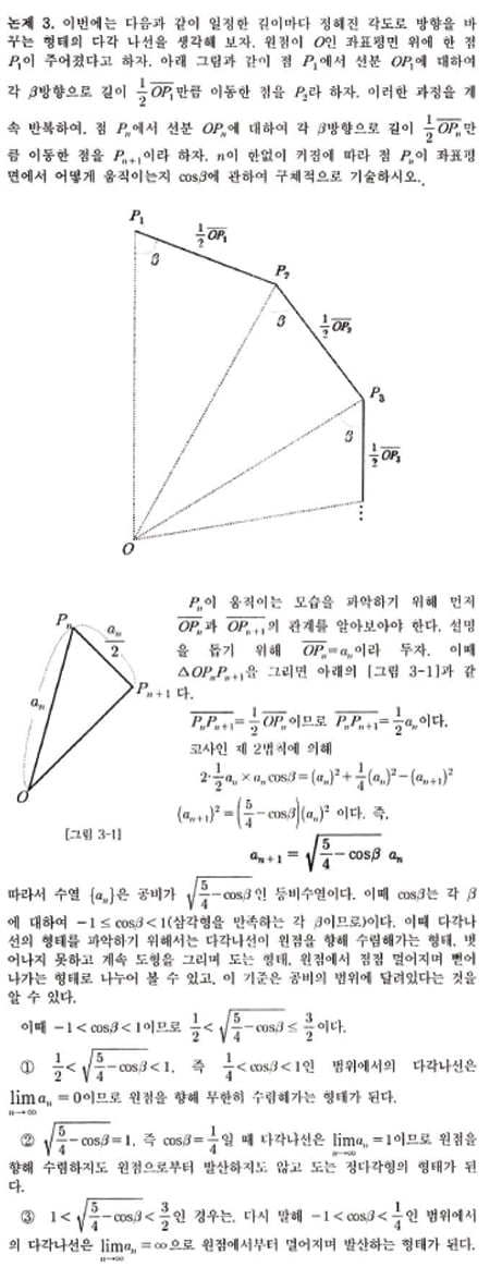  김희연의 자연계 논술 노트 <94>