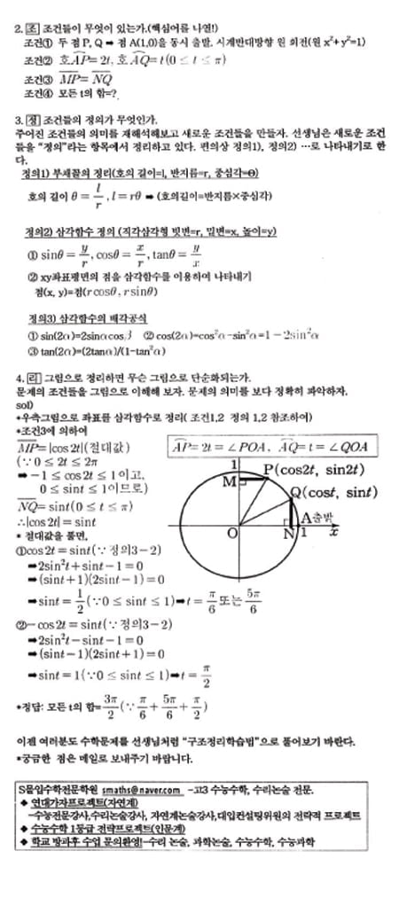 [수능 수학 꿰뚫기] 김호림의 S몰입 수학 <70>