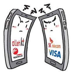 KT-SKT, 모바일카드시장 놓고 전면전