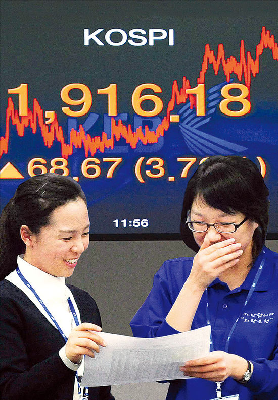 증시 신기록의 날…코스피 단숨에 1900 돌파