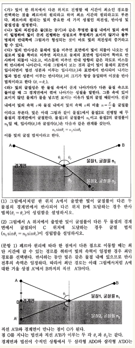 [논술 길잡이] 김희연의 자연계 논술 노트 <138>