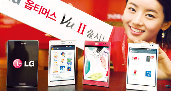 LG 옵티머스 뷰2 출시…'5인치 전쟁' 가열