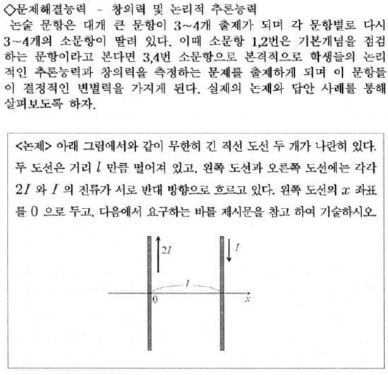 [논술 길잡이] <186> 자연계 논술의 기초 - 문제해결능력