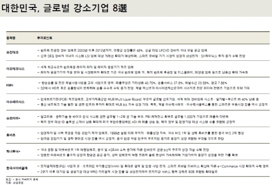 중소형주 오를만큼 올랐다?…글로벌 강소기업 '관심'