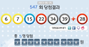 / 나눔로또 홈페이지 화면 캡처