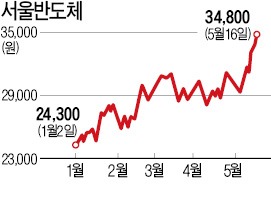 서울반도체, 올 43% 급등