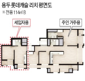 용두 롯데캐슬 '따로 또 같이'