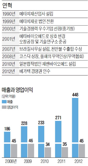 [위기에 강한 수출中企] 메타바이오메드, 바이어 찾아 지구 130바퀴…치과용 충전제 세계시장 1위