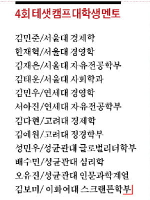 막강 대학생 멘토들 "후배들 빨리 보고 싶어요"