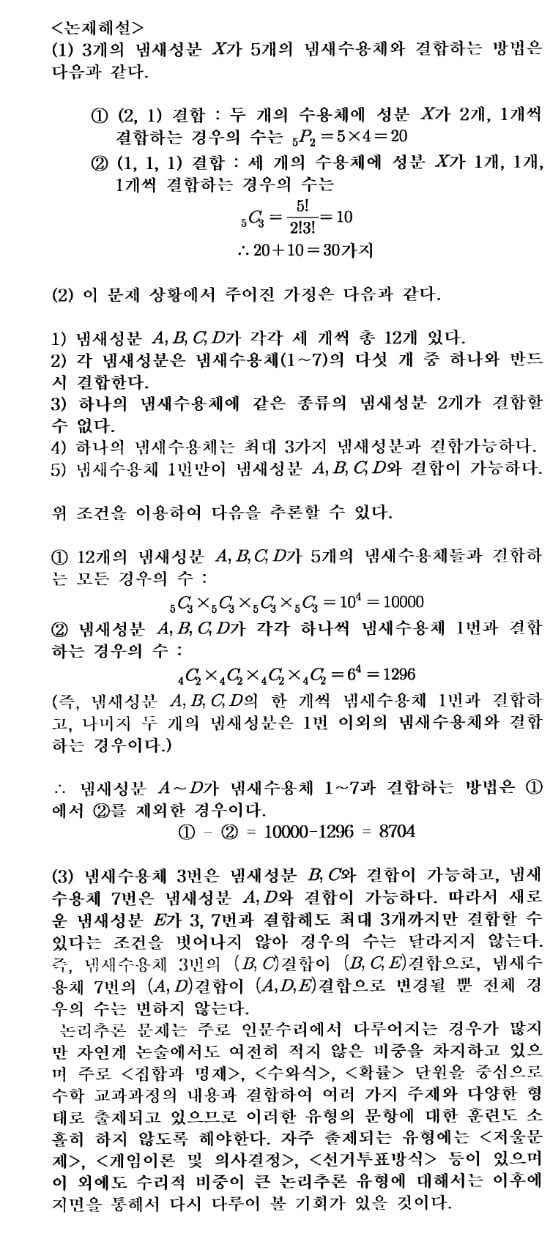 [논술 길잡이] <200> 논리적 추론 훈련