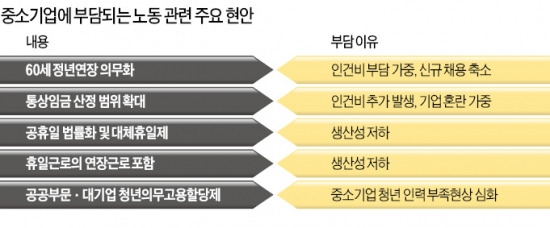 [중소기업 '일자리 대책' 하소연] '산업현장 아우성' 외면하는 국회