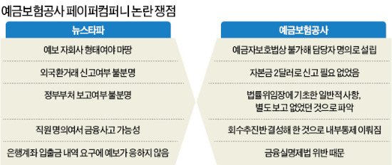 예금보험公, 해외 페이퍼컴퍼니 논란