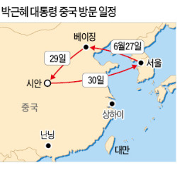 朴대통령 27일 중국 방문때 기업인 70명 '사상최대 동행'