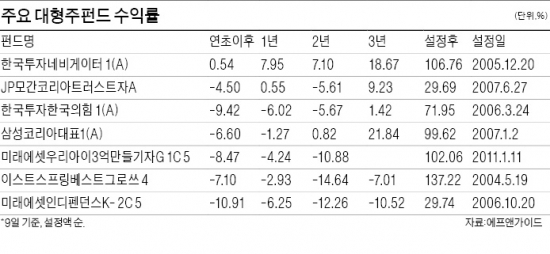 환금성 높고 주가 안정적인 대형주…증시 부진할수록  돋보이는 중소형주