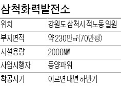 동양그룹, 삼척화전 자금확보 나섰다…사업권 가진 동양파워 지분매각 검토