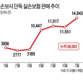 부진하던 '단독 실손보험' 잘 팔린다