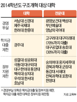 성공회대 등 35개大 구조조정 대상 지정