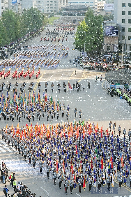 [포토] 대한민국 국군의 화려한 시가행진