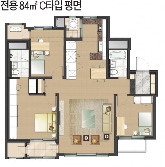 [래미안 영등포 프레비뉴④평면]소비자 눈높이로 혁신 실내평면 선보여