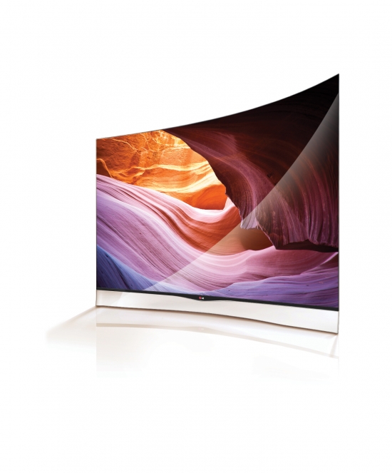 <LG전자 곡면 OLED TV>