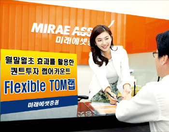 미래에셋증권 'Flexible TOM 랩', 통계상 주가 상승 확률 높은 월말·월초 집중 투자