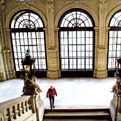 클림트의 작품을 다수 소장하고 있는 벨베데레 궁전 미술관의 내부. 