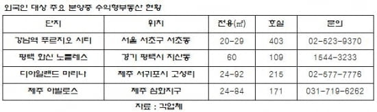 공실대란 우려 오피스텔, "외국인을 잡아라"