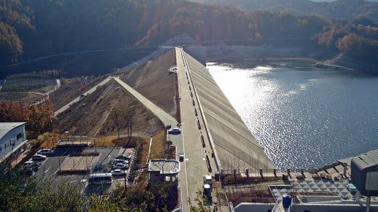 GS건설, 김천부항 다목적댐 준공