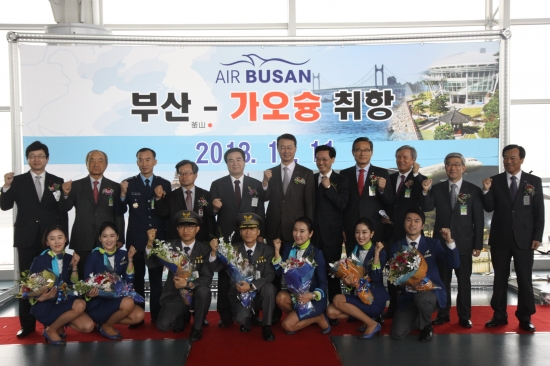 에어부산, 국내 항공사 최초 부산-가오슝 취항  