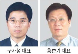 한국전자금융 대표 구자성, 한신정신용정보 대표 홍춘기