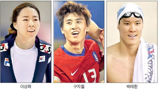 김연아·이상화…손흥민·구자철…박태환·손연재…한국 스포츠 '스타 군단' 총출동