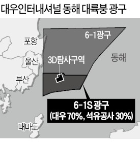 대우인터, 동해 천연가스 탐사 시동