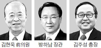 김현욱 前의원·방하남 장관·김주성 총장, 한국외대 총동문회 '자랑스런 외대인상'