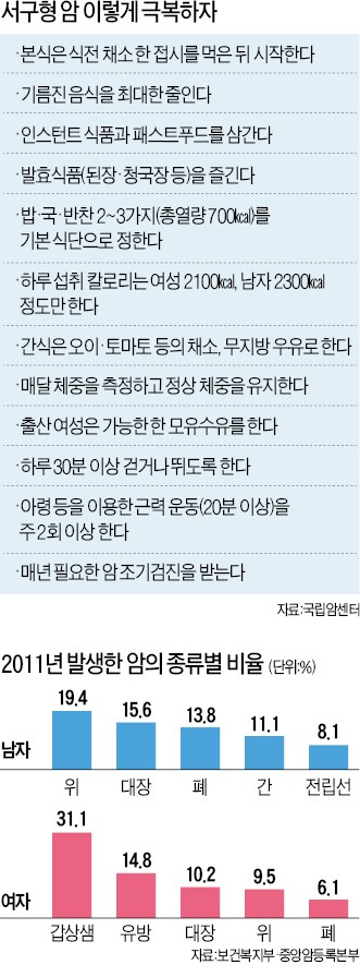 서구형 식습관으로 암 늘어…채소 '한 접시' 드시고 식사 어때요?