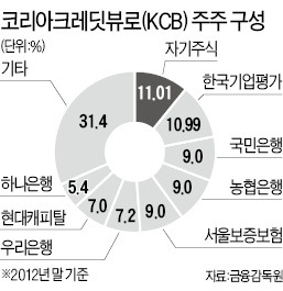 '카드사태'로 태어난 KCB, '카드사태'로 몰락하나