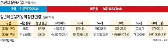 "정년 60세 시행땐 근로자 동의없이 임금피크제 가능하다"