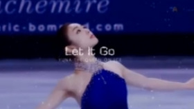 김연아 'Let it go' / 유투브 동영상 캡쳐본