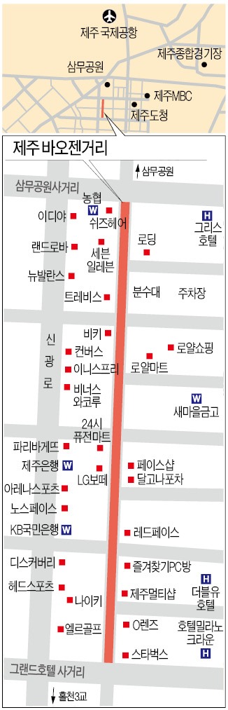 [신랜드마크 상권 (3)] 상가 지도 바꾸는 '제주 속 작은 중국', 바오젠거리…주변 상권도 들썩